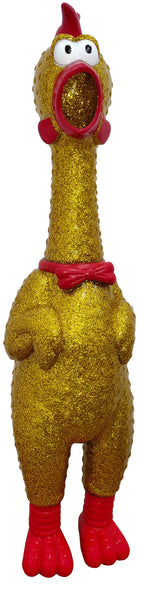 Glitter Chicken Squeeze Toy