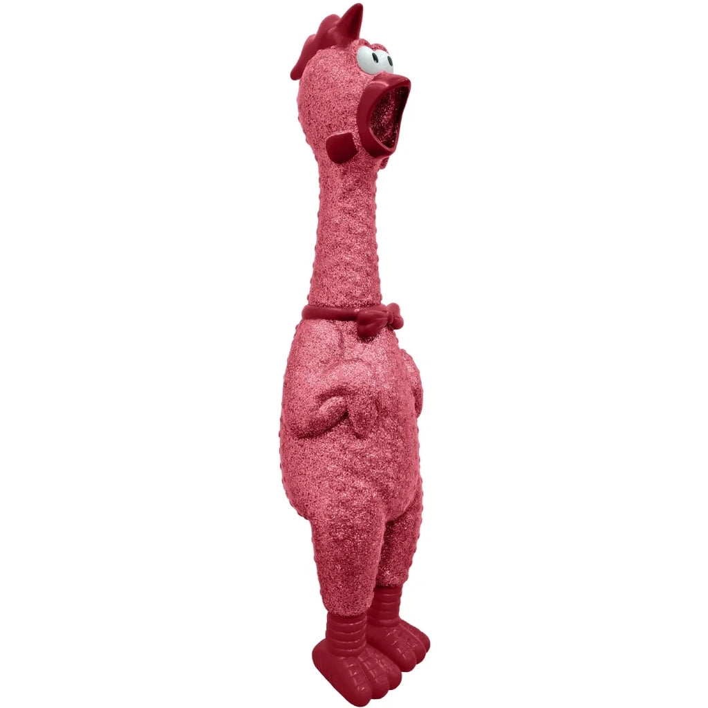 Glitter Chicken Squeeze Toy