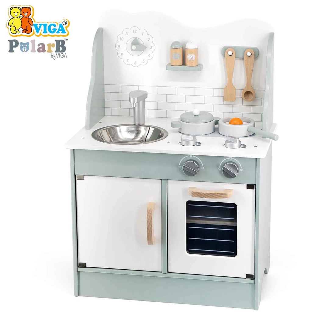 GREEN KITCHEN W/ACCESSORIES