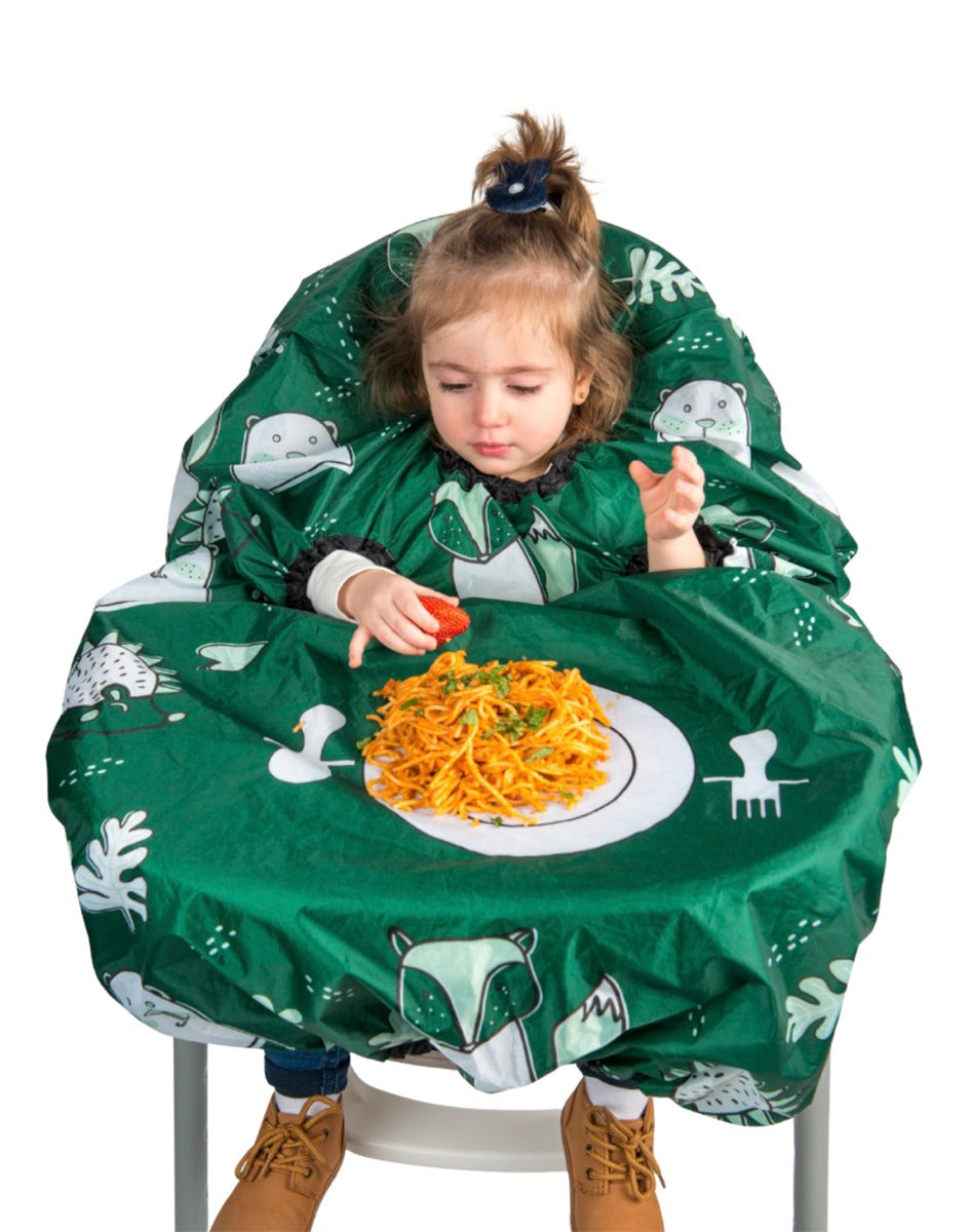 Green Allover Bib