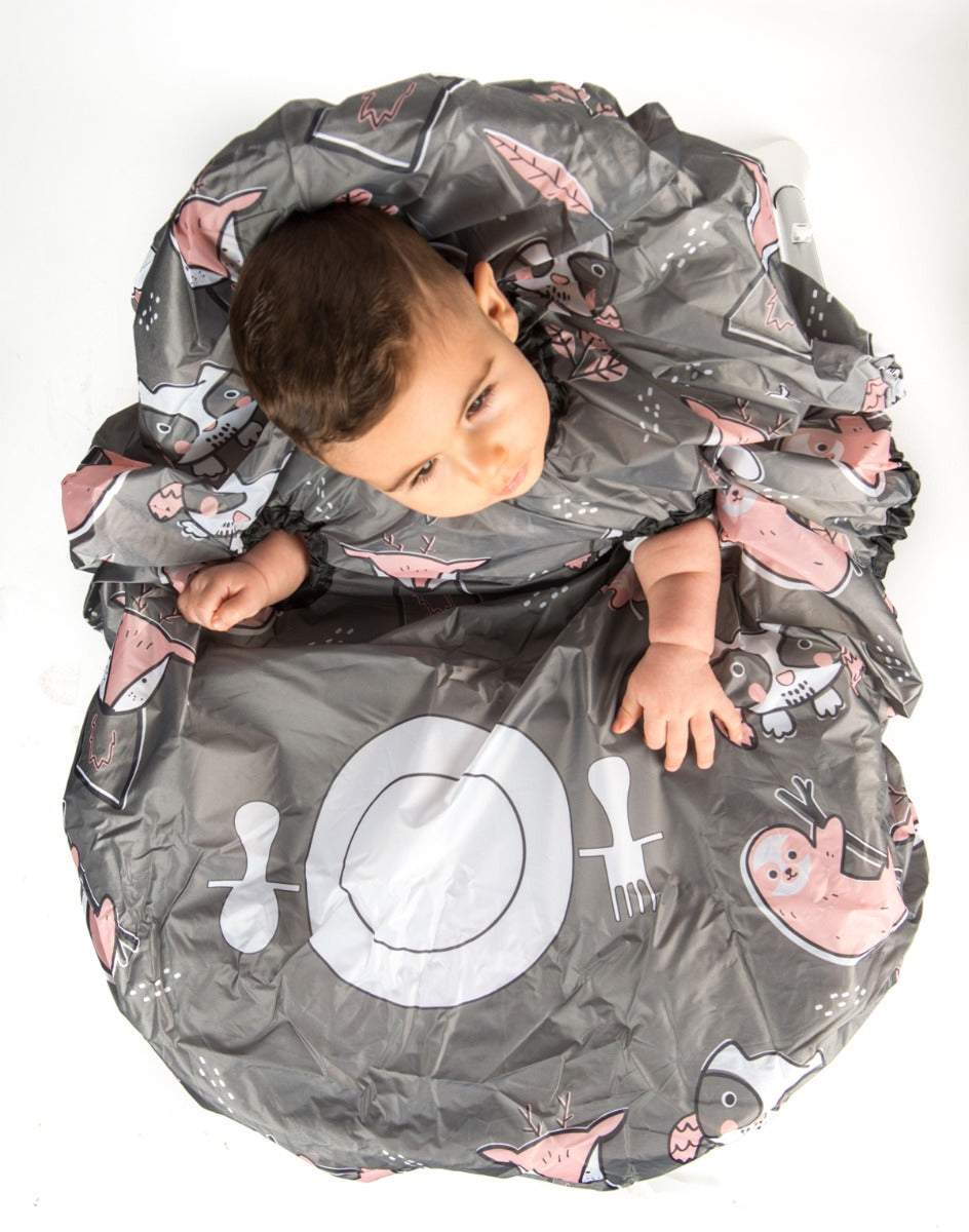 Grey Allover Bib