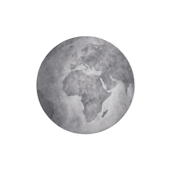 Earth Grey Wall Sticker
