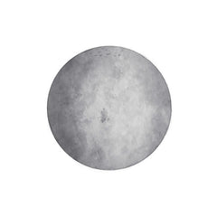 Grey Full Moon Wall Sticker