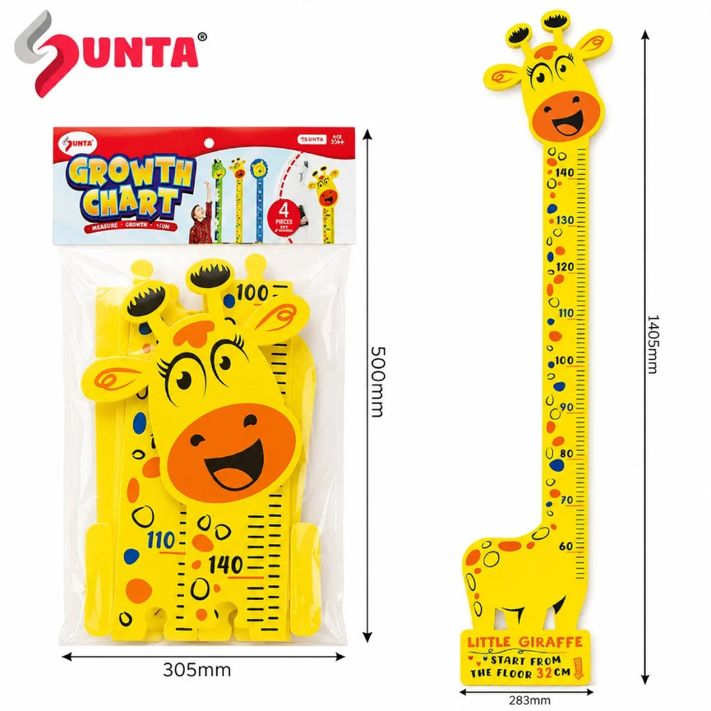 Growth Chart Giraffe for Kids