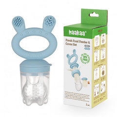 Haakaa Feed n Freeze - Sky Blue Feeder + Mini Nibble Tray