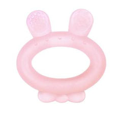 Haakaa Rabbit Ear Teether Pink, 1 Piece