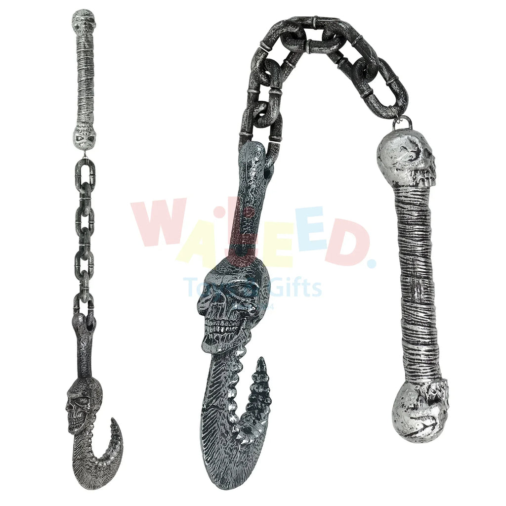 Halloween Axe with Skull Chain