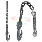 Halloween Axe with Skull Chain