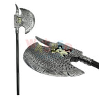 Halloween Devil Staff with Bat Wing Design