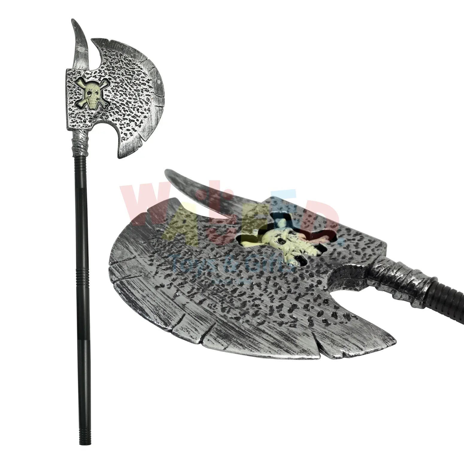 Halloween Devil Staff with Bat Wing Design