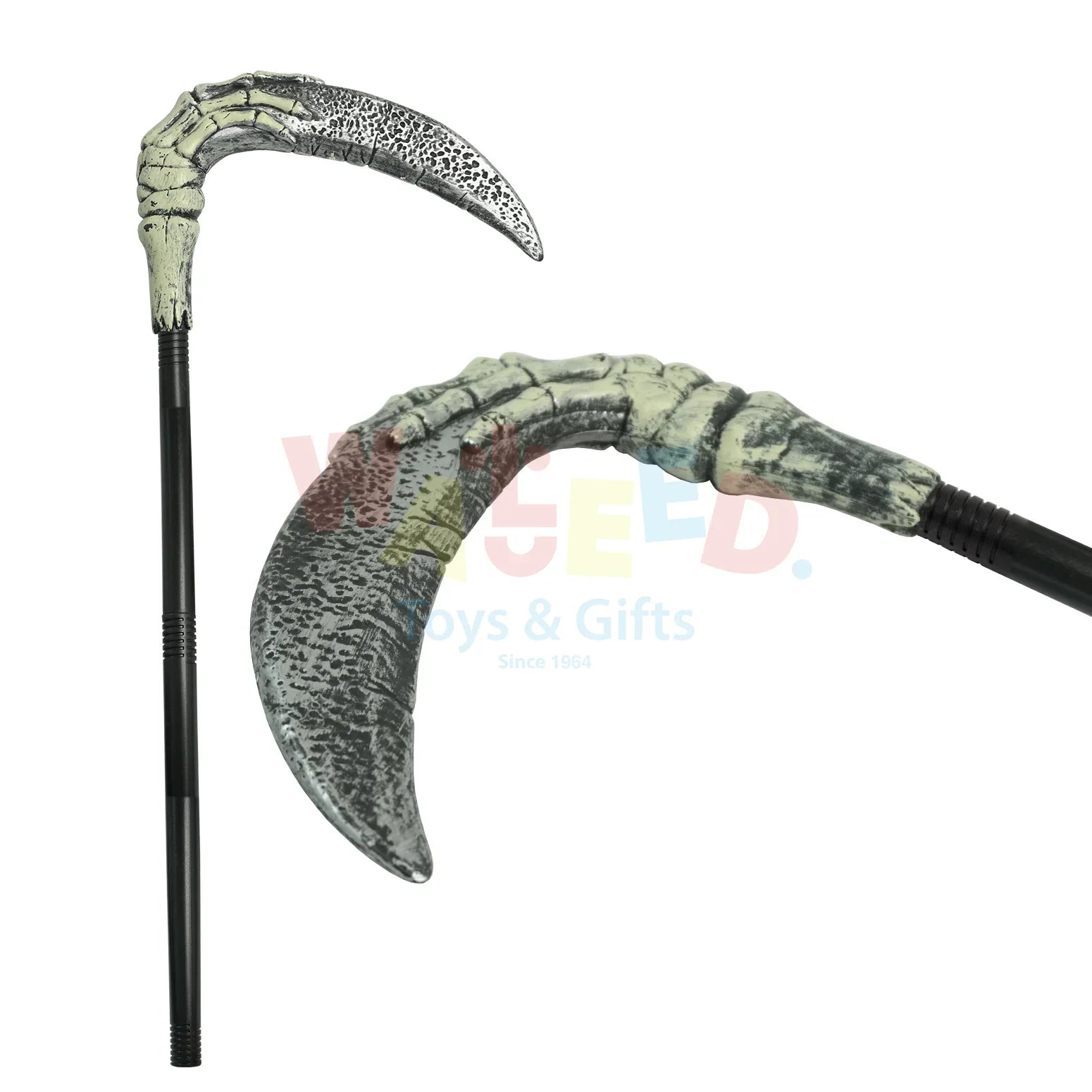 Halloween Devil Staff with Bat Wing Design