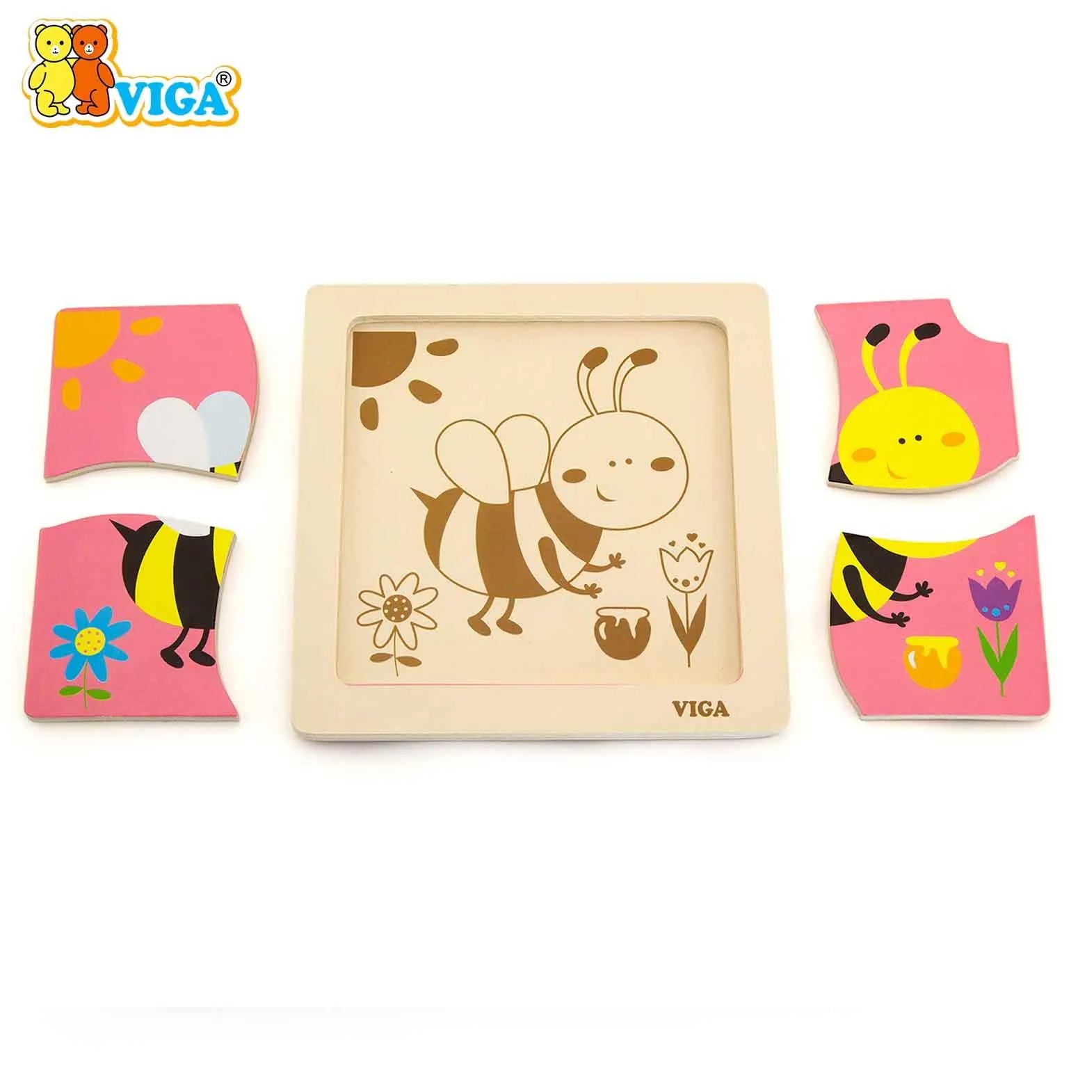 Handy Flat Puzzle - Bee