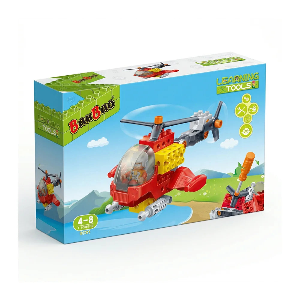 Helicopter Building Blocks Set