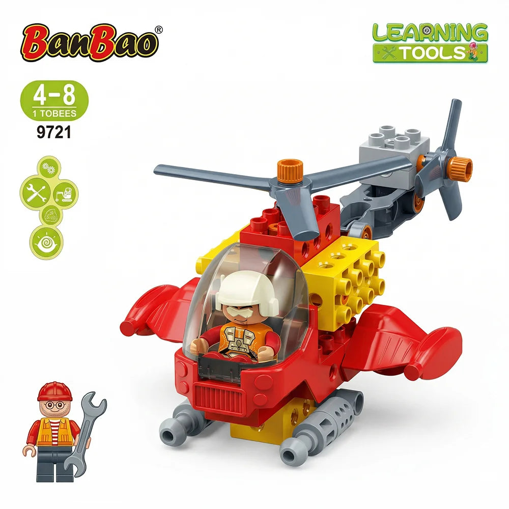 Helicopter Building Blocks Set