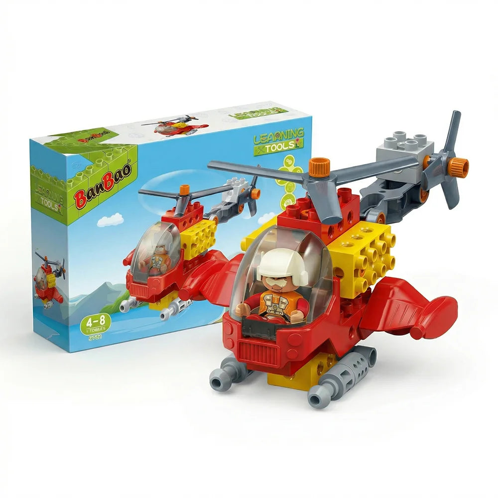 Helicopter Building Blocks Set