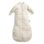 Ergo pouch Jersey Sleeping Bag with Sleeves tog 3.5 Oatmeal Marle 3-12 months