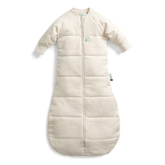 Ergo pouch Jersey Sleeping Bag with Sleeves tog 3.5 Oatmeal Marle 3-12 months