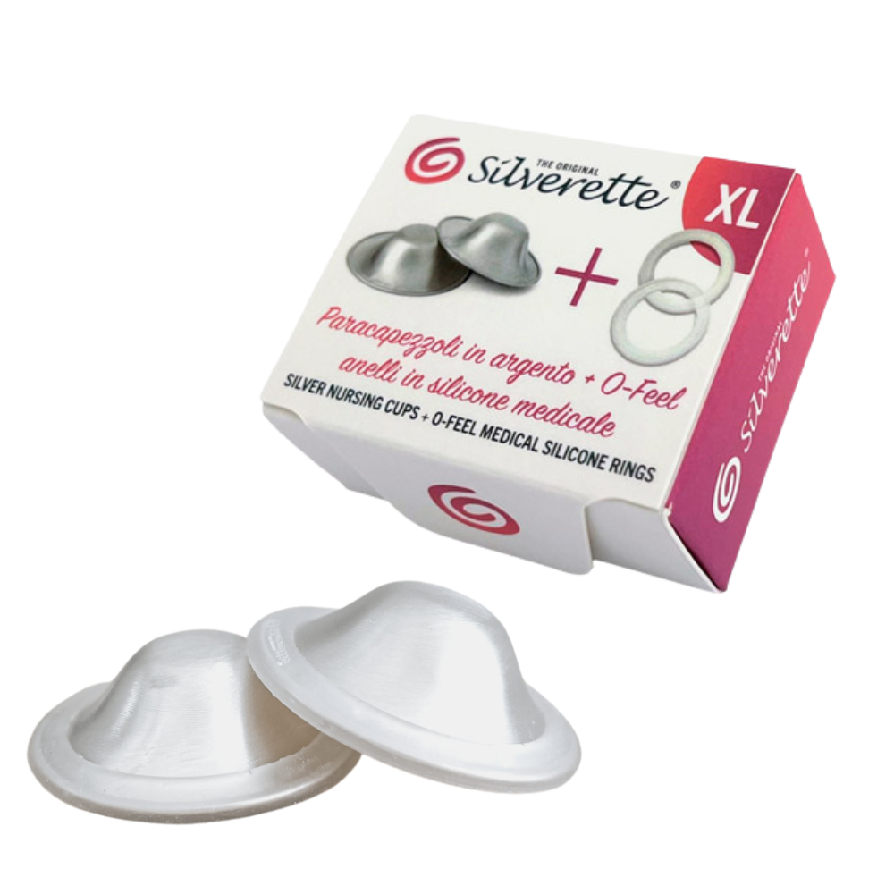 Silverette Silver Nursing Cups + O-Feel - XL