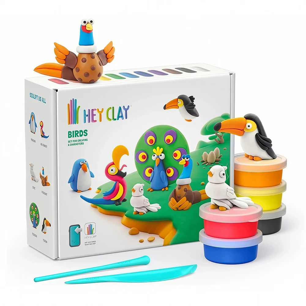 HEY CLAY Birds Creative Set