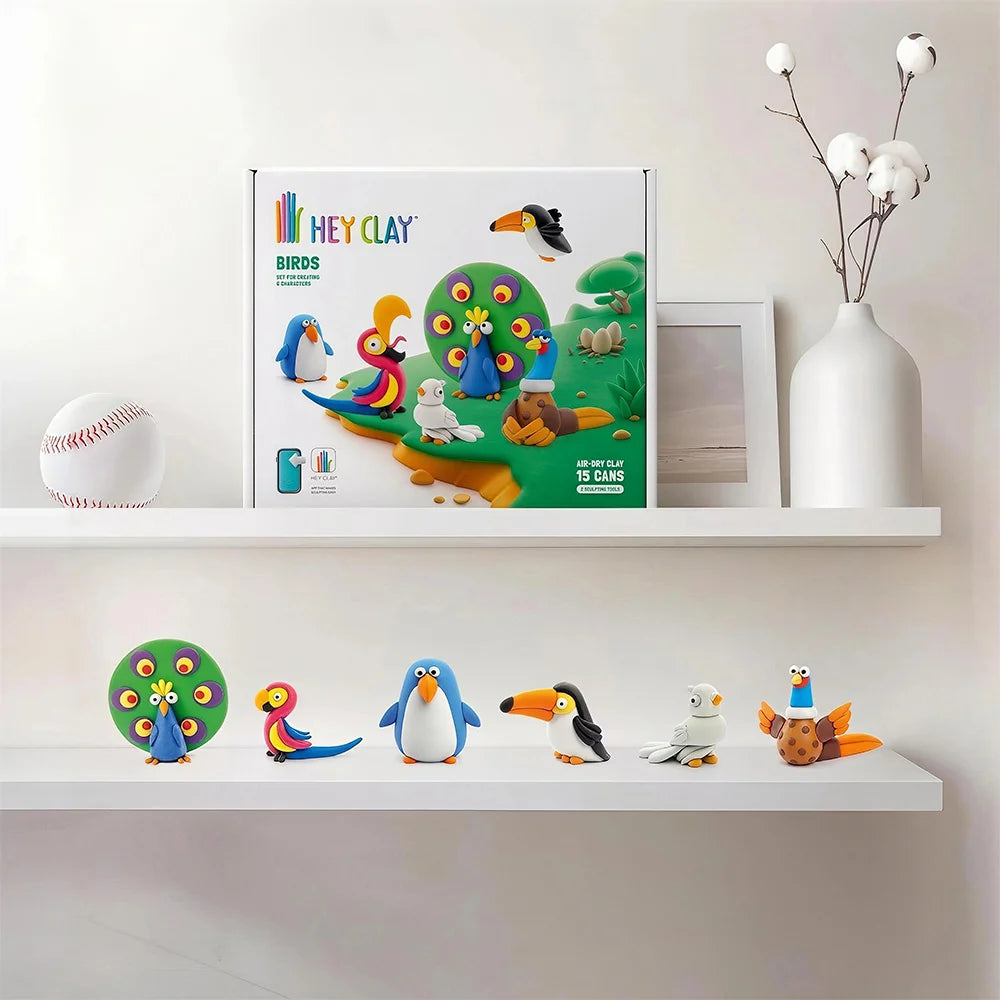 HEY CLAY Birds Creative Set