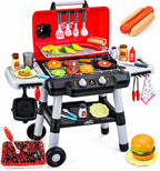Home Barbecue Grill Playset with Light, Sound & Smoke Spray