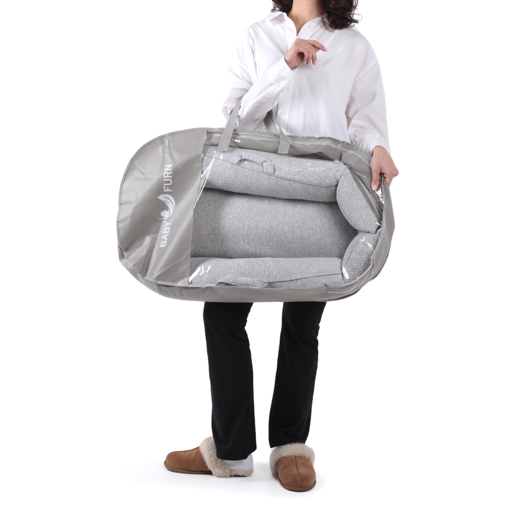 بيبي فيرن - مهد الأطفال - رمادي