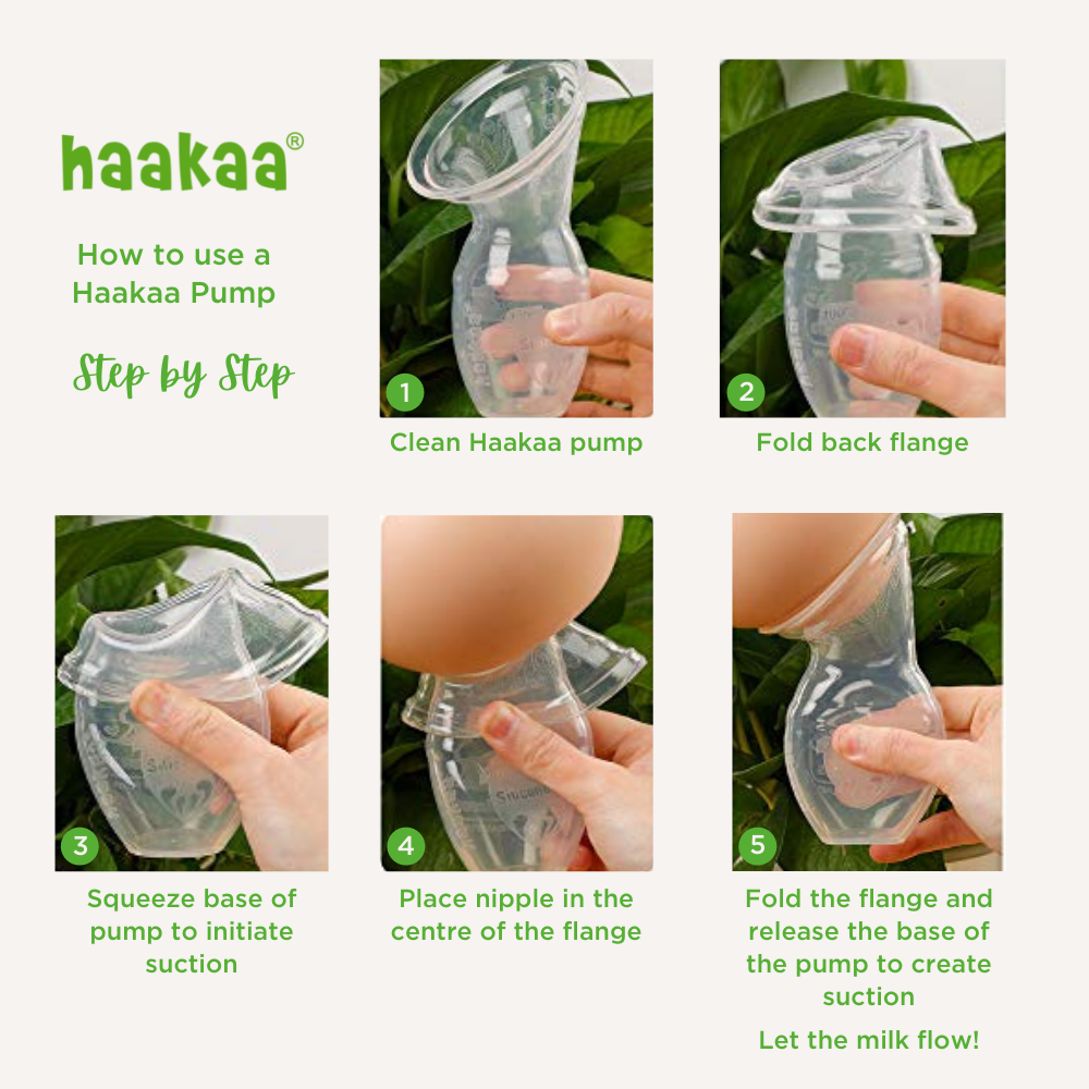 Haakaa Silicone Breast Pump 100ml 1