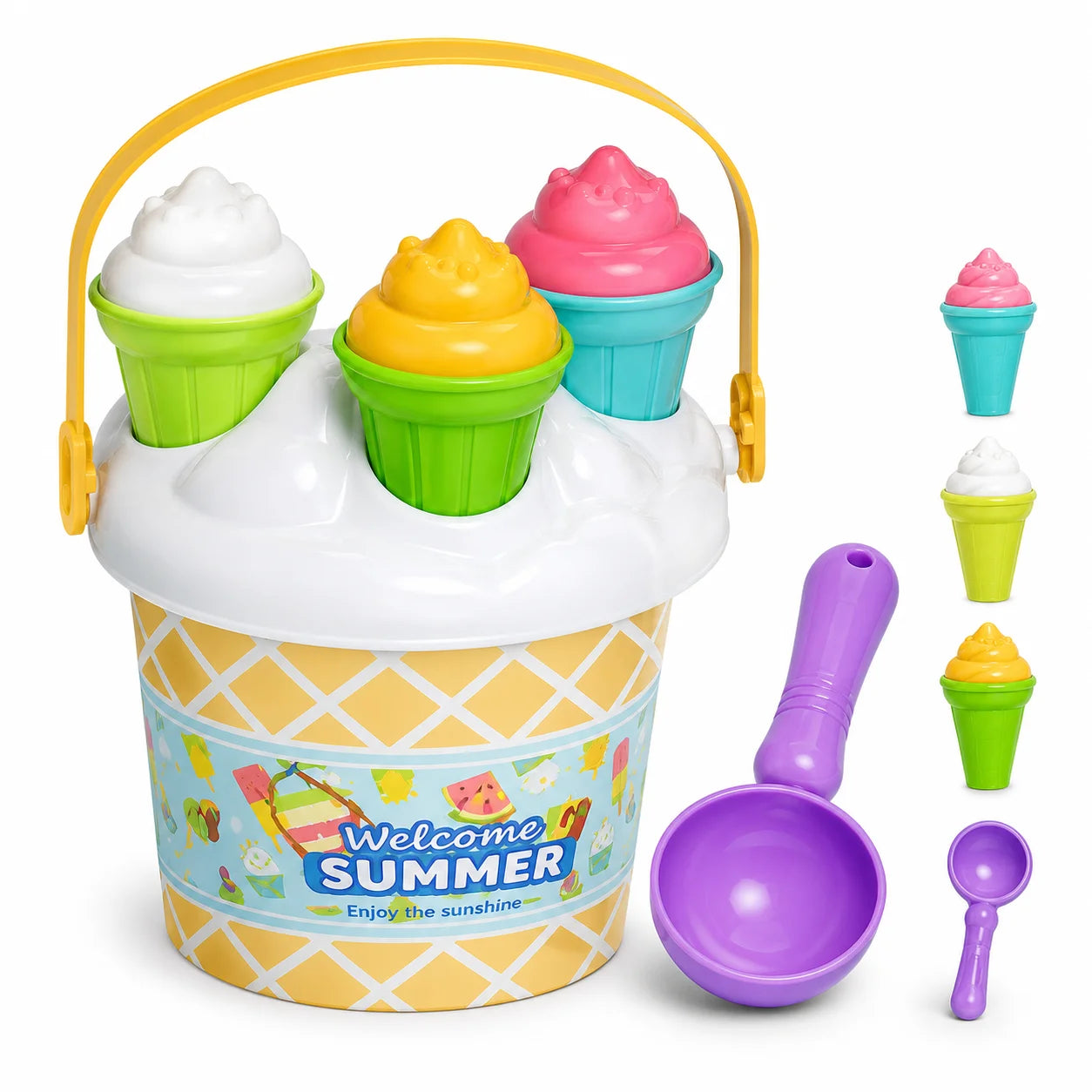 Ice Cream Bucket Sand Set