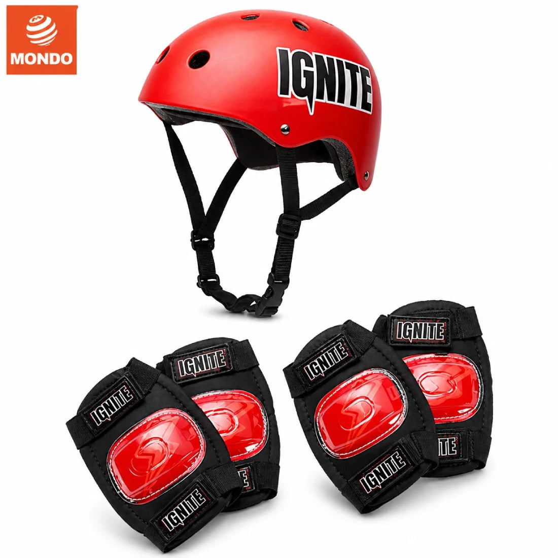 Ignite Flow Kids Scooter 2 Wheels LED Combo Pack Helmet Protectors