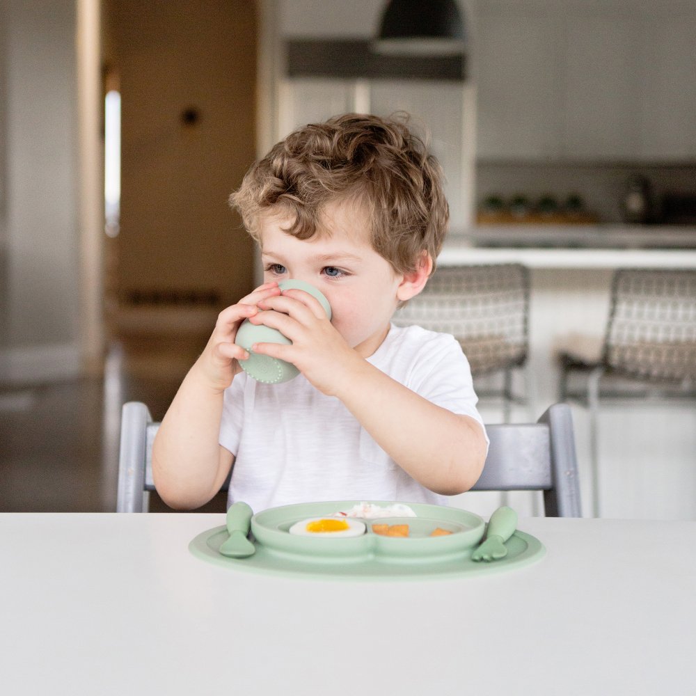 Ezpz Mini Feeding Set - Sage
