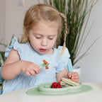 Ezpz Mini Feeding Set - Sage