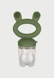Haakaa Fresh Food Feeder and Cover Set - Olive Green