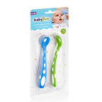 BABYJEM SOFT TIP SPOON 2 PCS Green/Blue