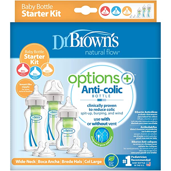 Dr Brown's PP Wide-Neck Options Bottle Starter Kit