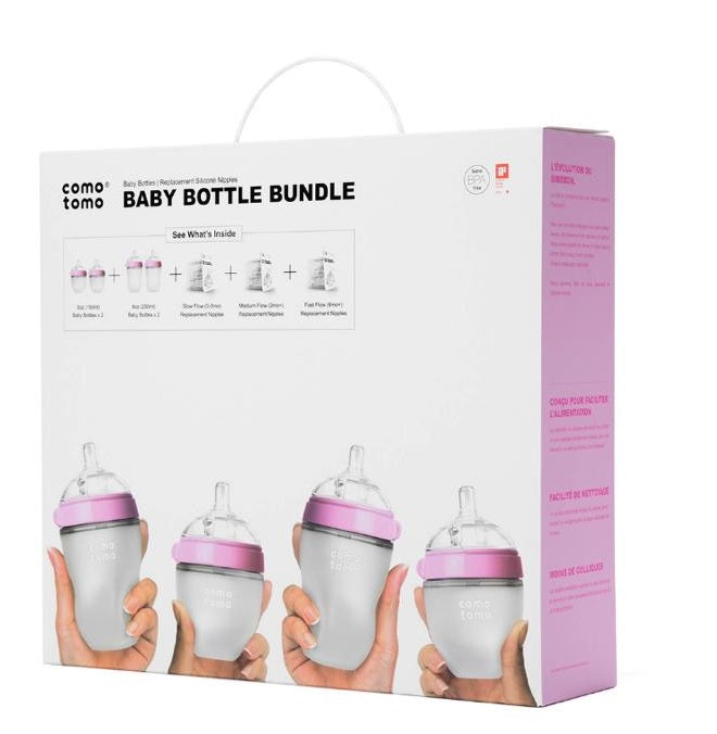 Como tomo BABY BOTLE BUNDLE - PINK
