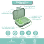 Clevakid Midi Lunch Box Green Olive 900ML \30 OZ