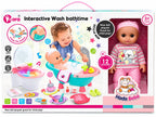 Interactive Baby Doll Bathtime Set – 12 Sounds