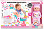 Interactive Baby Doll Bathtime Set – 12 Sounds