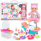 Interactive Baby Doll Bathtime Set – 12 Sounds