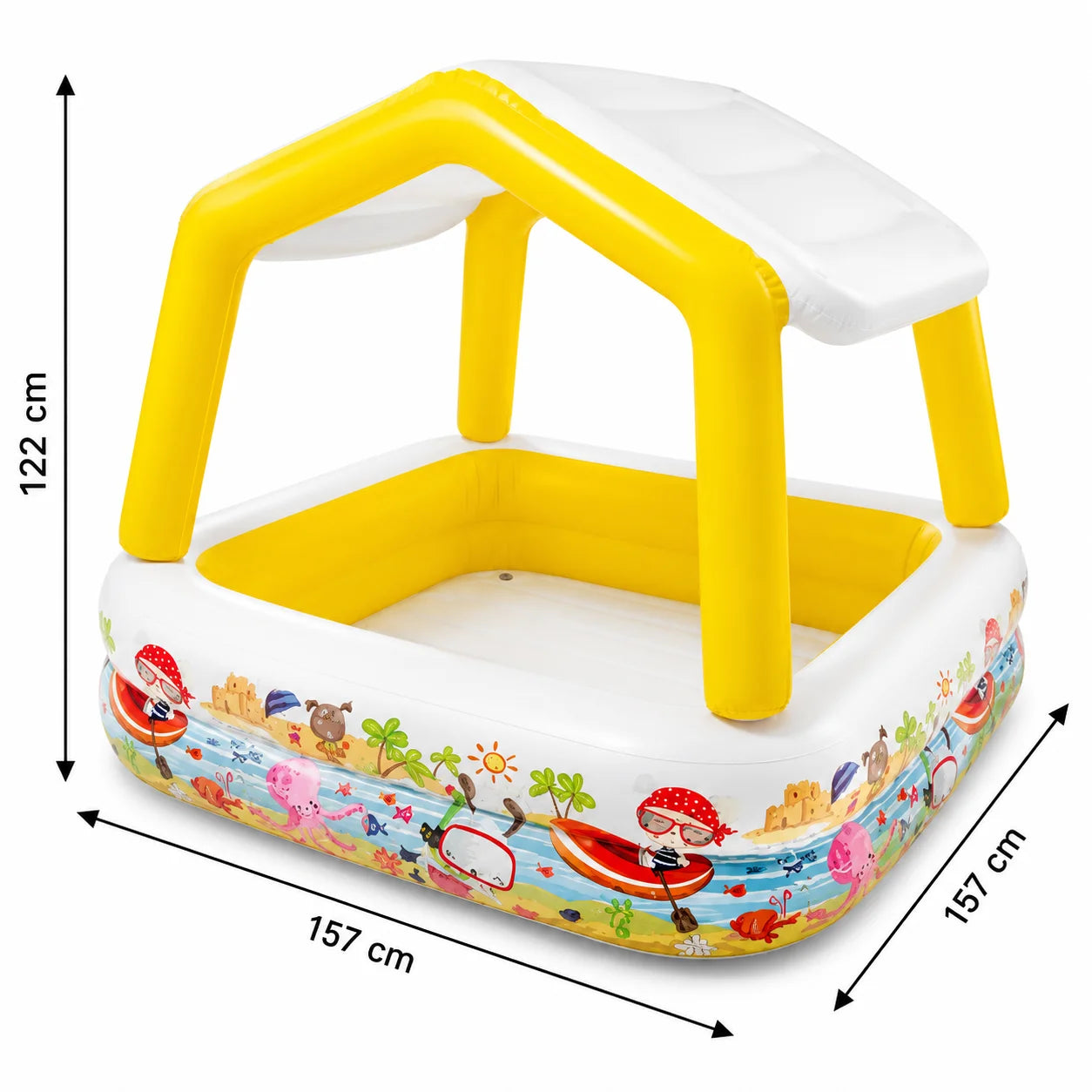 Intex Sunshade Inflatable Pool
