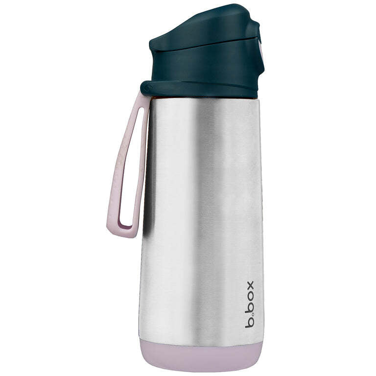 B.box 500ml insulated sport spout bottle Indigo rose