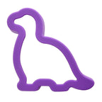 Fun box Stainless steel sandwich cutter dino Purple