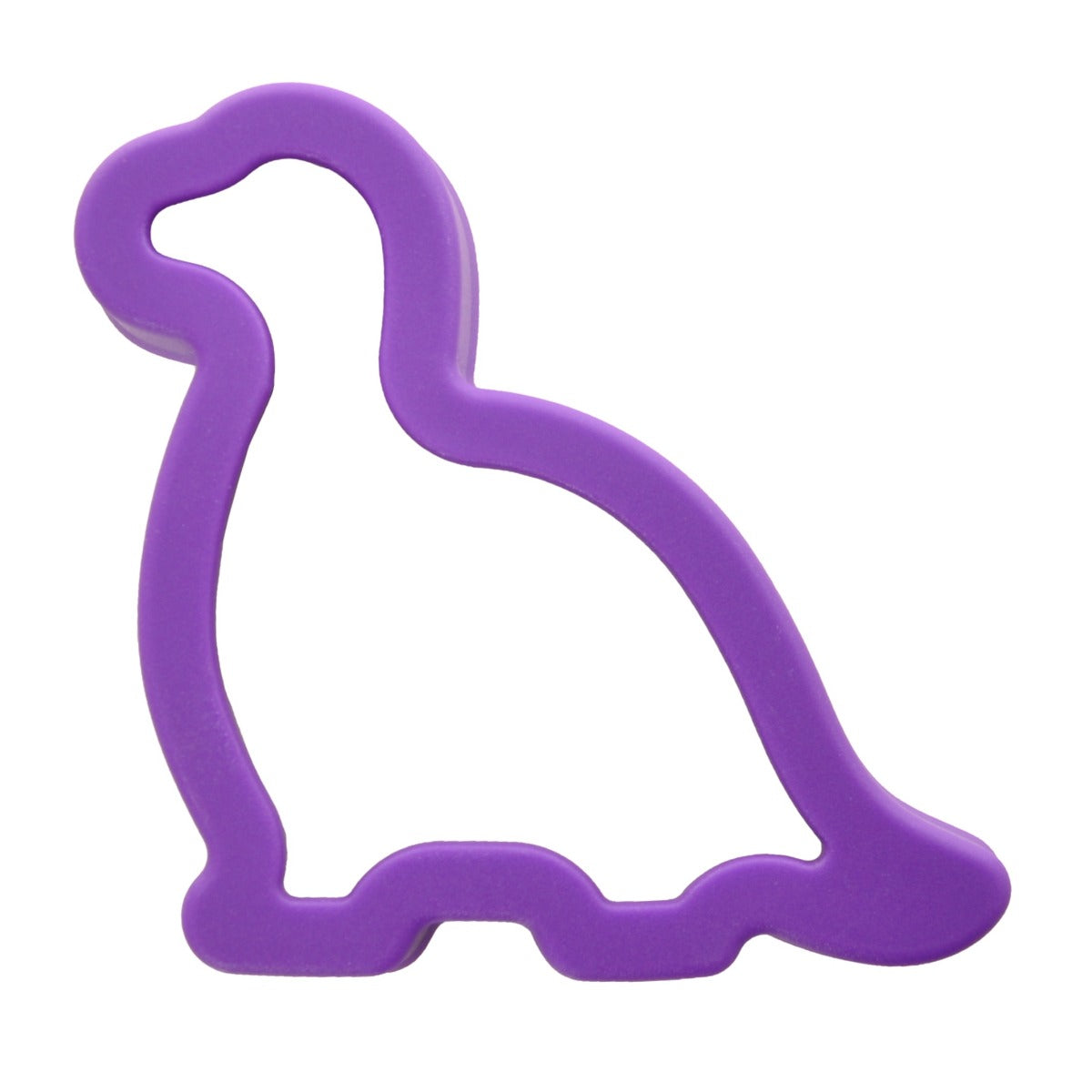 Fun box Stainless steel sandwich cutter dino Purple