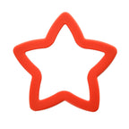 Fun box Stainless steel sandwich cutter star Red