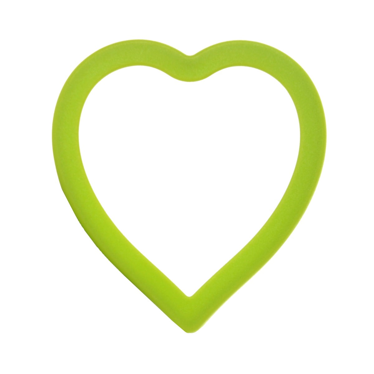 Fun box Stainless steel sandwich cutter Heart Green