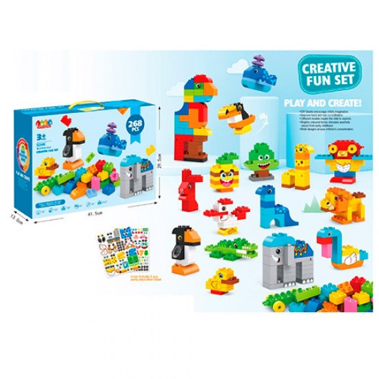 jdlt BRICKS GAME 268PCS