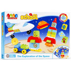 JDLT Space School Building Blocks Set 52 Pieces Kids Toy
