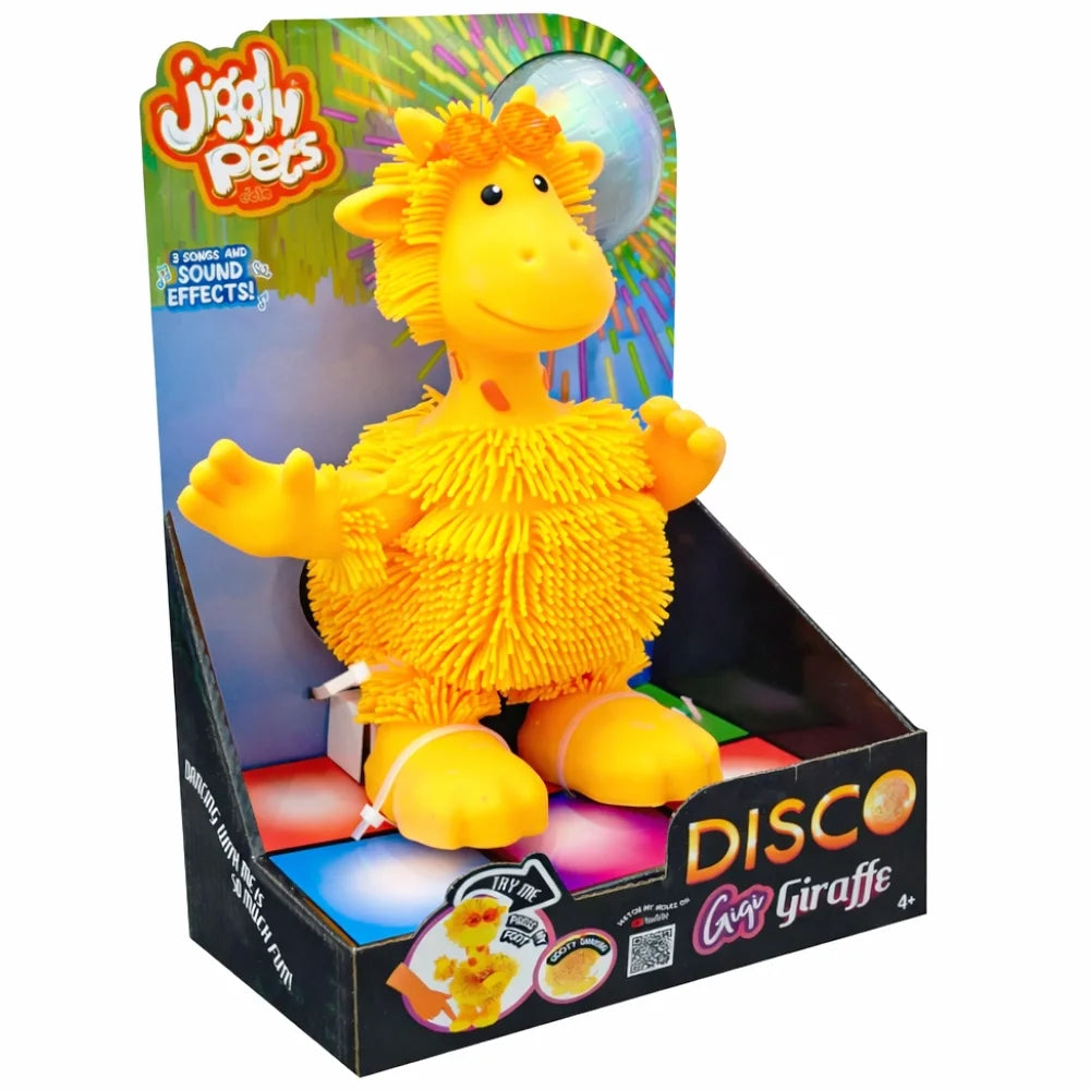 Jiggly Pets Disco Dancing Toy with Music & Lights