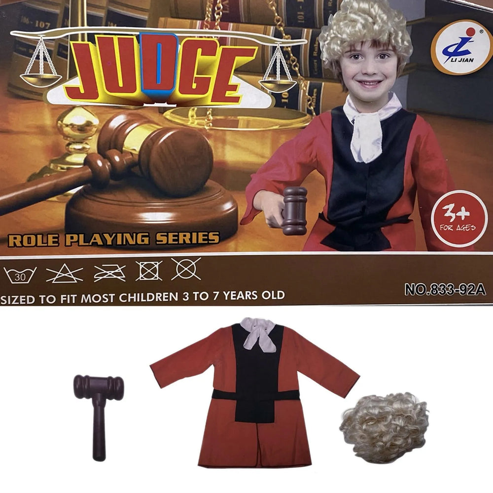 Judge Costume with Wig (3 - 7 yrs)