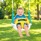 Jumbo Baby Swing Seat – Cream & Teal